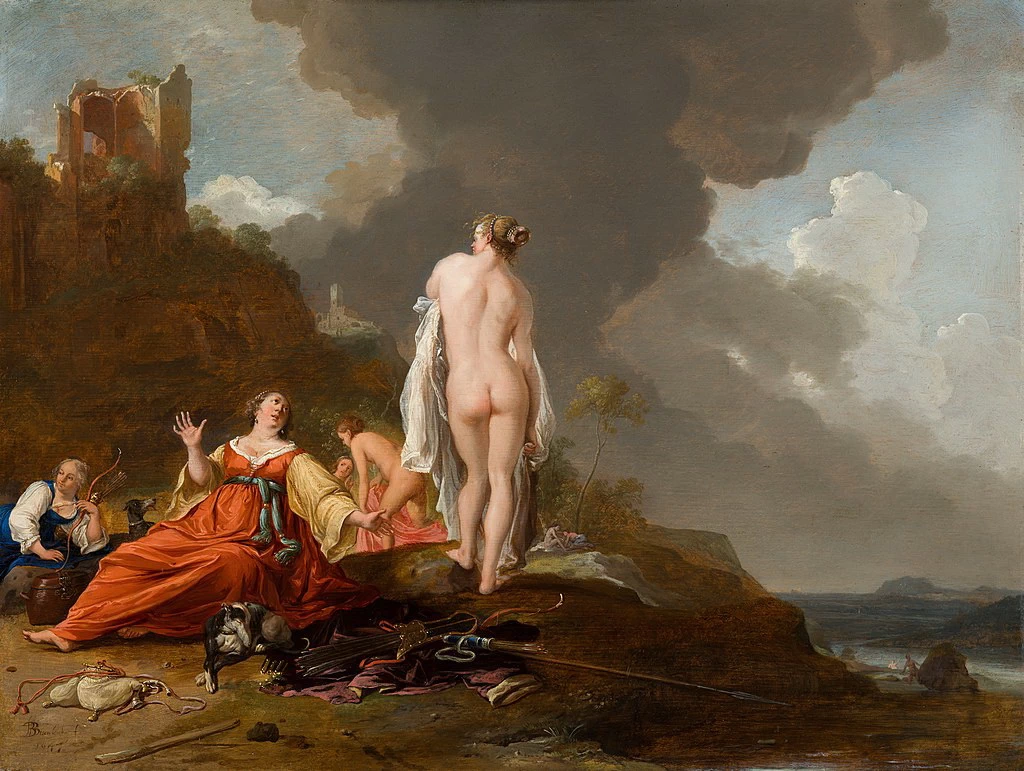 Paesaggio con ninfe - Koninklijk Kabinet van Schilderijen Mauritshuis, L'Aia